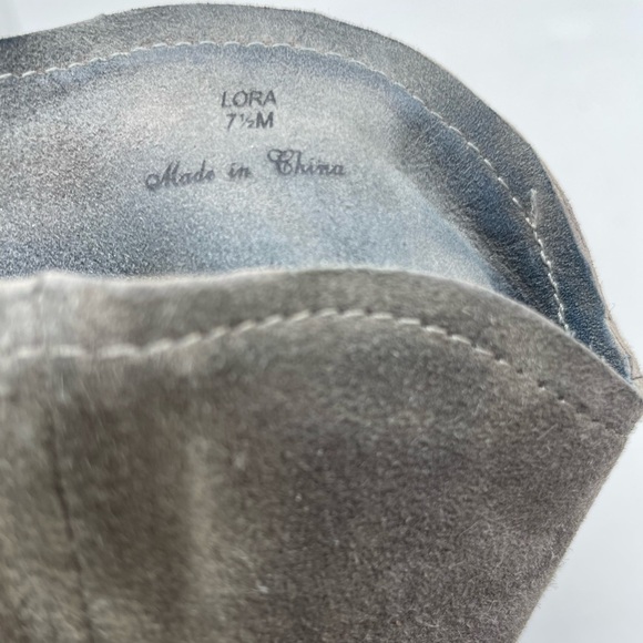 Donald Pliner Lora grey suede booties size 7.5 - Picture 13 of 14